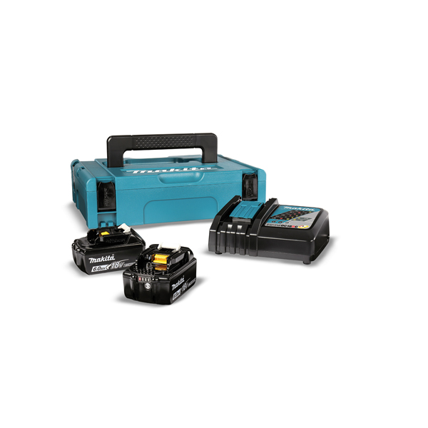 KIT 2BAT+CARGADOR 6,0AH 198116-4 MAKITA 18 V