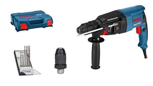 MARTILLO EL PERFORAD 26MM+SET 5 BR GBH2-26 F BOSCH 830 W