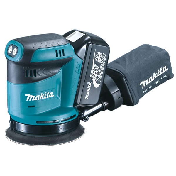 LIJADORA ORBITAL 2B 3AH 125MM DBO180RFE MAKITA 18 V