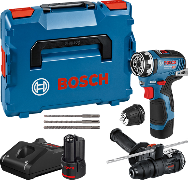 TALADRO ATOR BL 2V 10MM +GFA LBOX GSR12V-35FC BOSCH 12 V