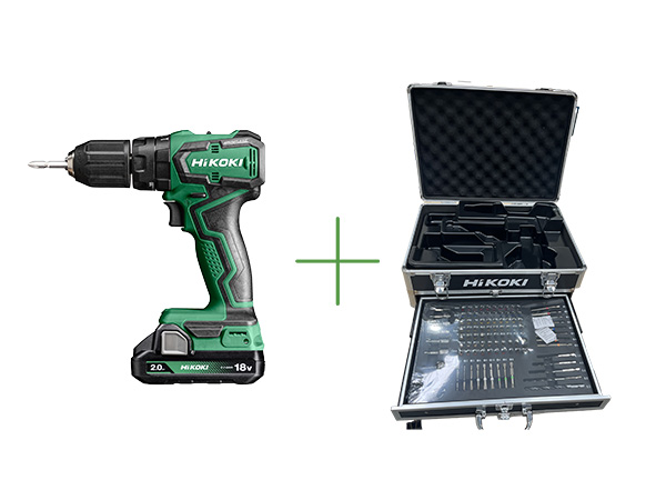 TALADRO PERC 2BAT 2AH+M DV18DDWRZ HIKOKI 18 V