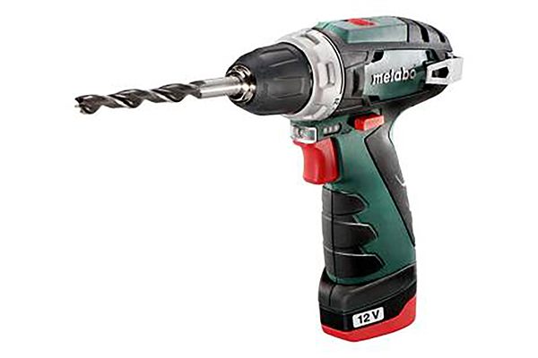 TALADRO ATORN 2B 2AH +M POWER MAXX BS METABO 12 V