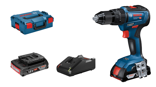 TALADRO PERC 2V BL 2B 3AH 13MM LBOX GSB 18V-55 BOSCH 18 V