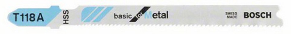 HOJA CALAR METAL T118A BL 2608631013 BOSCH -