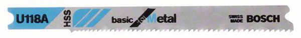 HOJA CALAR METAL U118A BL 3 2608631511 BOSCH -