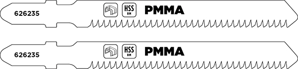 HOJA SIERRA CALAR ACRILICO BIM BL 2U 49626235 EINHELL 65 MM