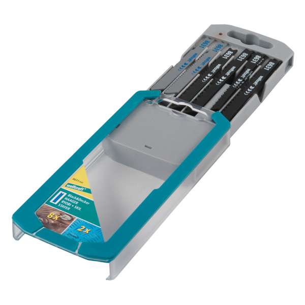 ESTUCHE 10 HOJAS CALAR SURTIDA 8631 B&D WOLFCRAFT -