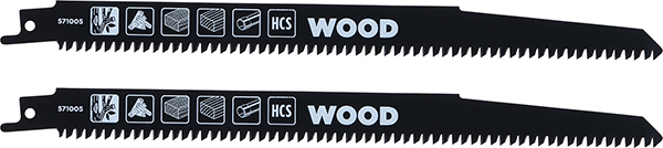 HOJA SIERRA SABLE MADERA FINO BL 2U. 49571005 EINHELL 218 MM