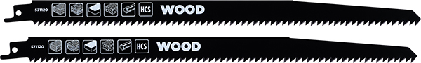 HOJA SIERRA SABLE MADERA HCS BL 2U. 49571120 EINHELL 280 MM