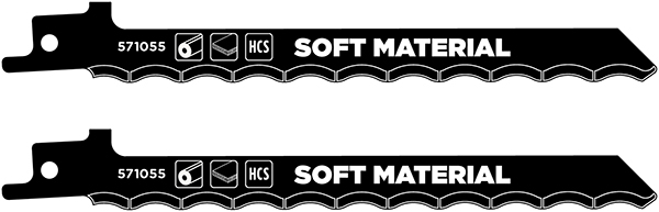 HOJA SIERRA SABLE MAT BLANDOS BL 2U. 49571055 EINHELL 150 MM