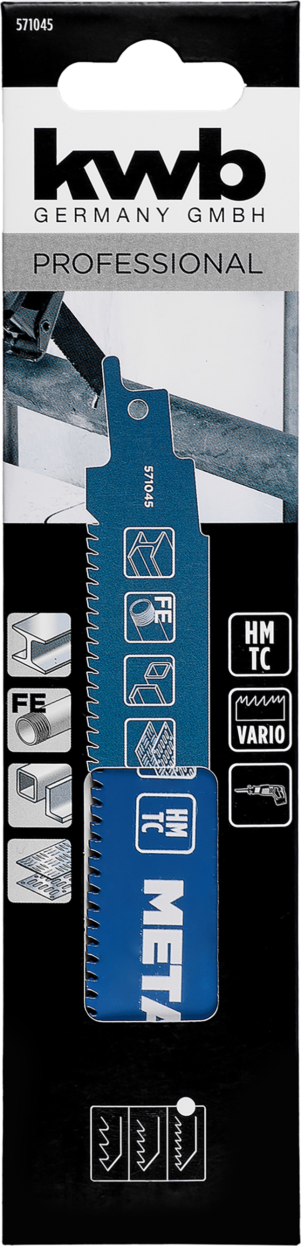 HOJA SIERRA SABLE HM DESTRUC BL 1U 49571045 EINHELL 108 MM