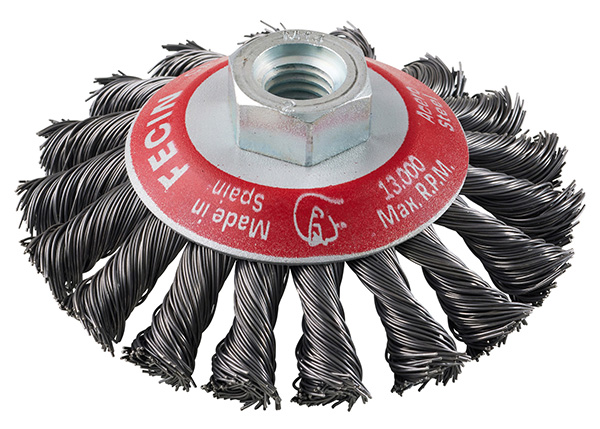 CEPILLO TAZA TRENZADO F18 M14 CR1810EKM14D FECIN 100 MM