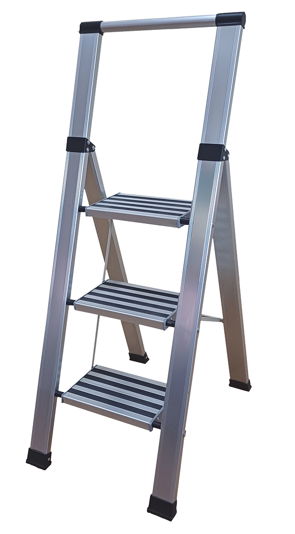 ESCALERA DOMESTICA ALU 2 PELDAÑOS PH1236 PROFER HOME 100X40X120