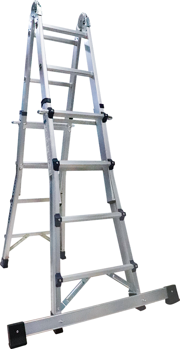 ESCALERA MULTIUSO ALUMINIO EXCELL 4X4 CODIVEN 2,1-4,15CM