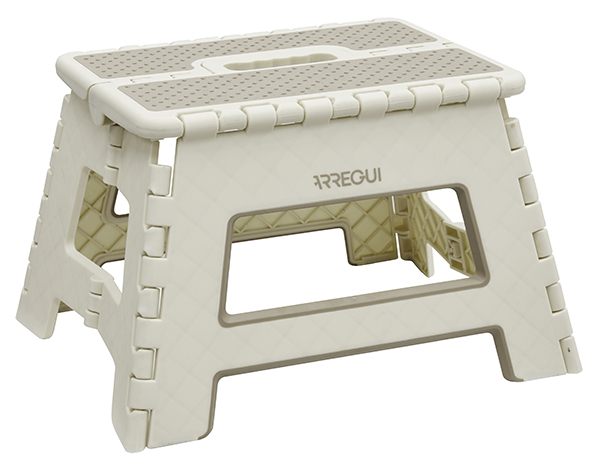 TABURETE MULTIUSO PLEGABLE CREMA TB-032-BGB ARREGUI 29X22X32CM