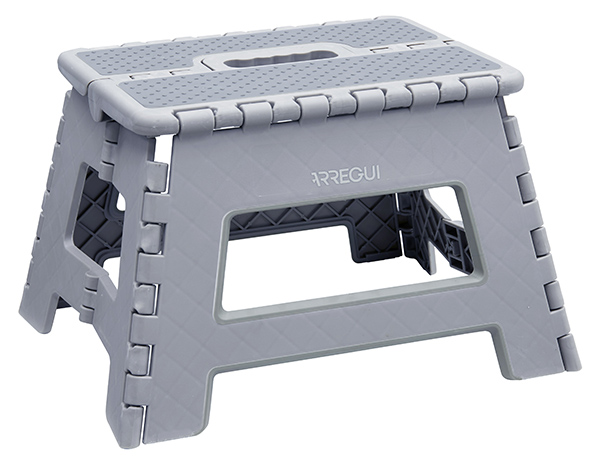 TABURETE MULTIUSO PLEGABLE GRI TB-039-BGG ARREGUI 29X22X39CM