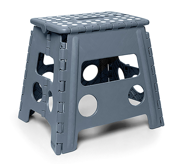 TABURETE MULTIUSO PLEGABLE GRIS PH1544 PROFER HOME 49X37X46