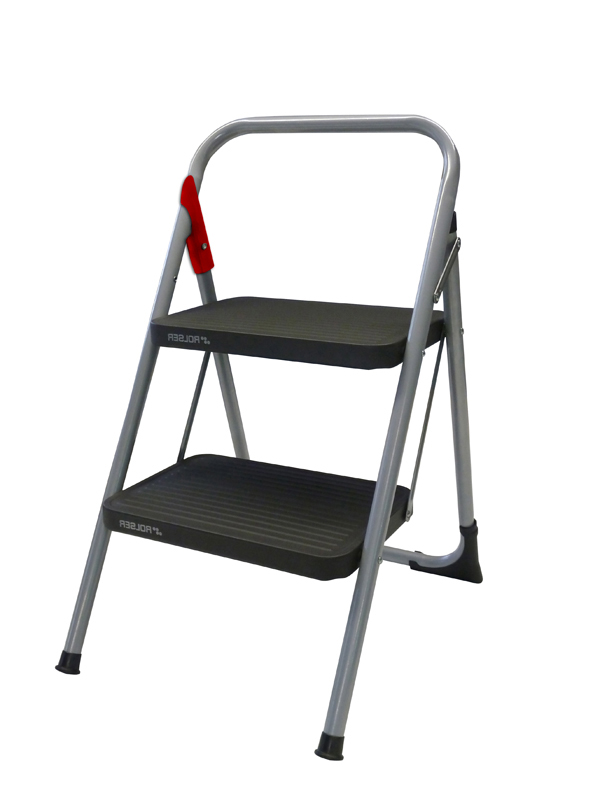 TABURETE 2 PELDAÑOS M/10 ANTRACITA MET003 ROLSER -