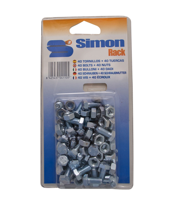 TORNILLOS + TUERCAS ESTANTERIA 9013000027 SIMON -