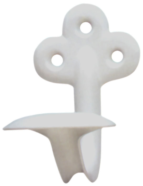 COLGADOR EPOXI BCO CHAPA N.2 AMIG 75X46 MM