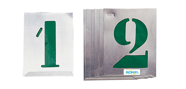 NUMEROS ROTULAR ALUMINIO JGO 57-228D ACHA 90 MM