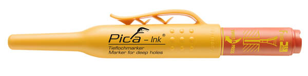 MARCADOR AGUJERO PROFUNDO CLIP 150/40 ROJO PICA -