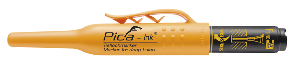 MARCADOR AGUJERO PROFUNDO CLIP 150/46 NEGRO PICA -