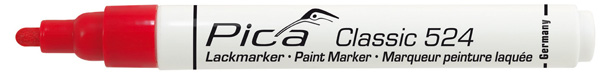 ROTULADOR PINTURA PERMANENTE 524/40 ROJO PICA CLASSIC -