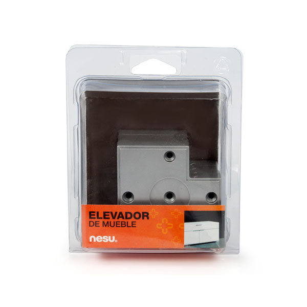 PATA ELEVAD MUEBLE PACK/4 15MM B5012AL NESU 80X80 MM