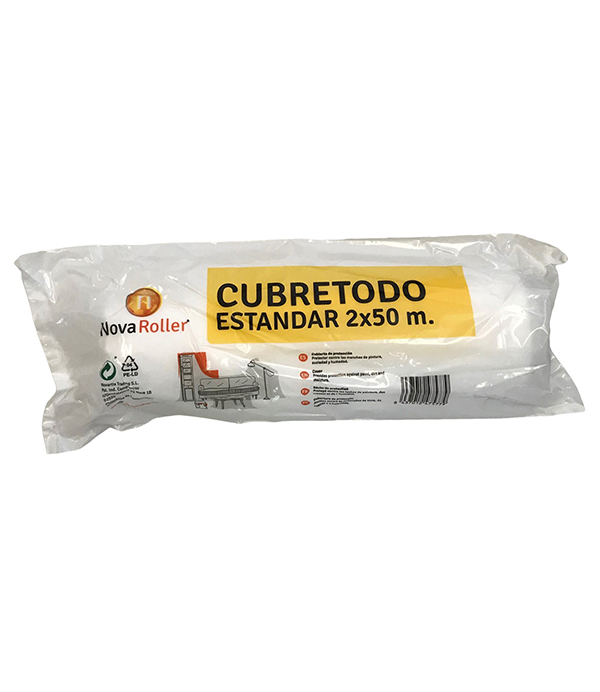 PLASTICO CUBRETODO STANDAR 401010 NOVARTIX 2X50 M
