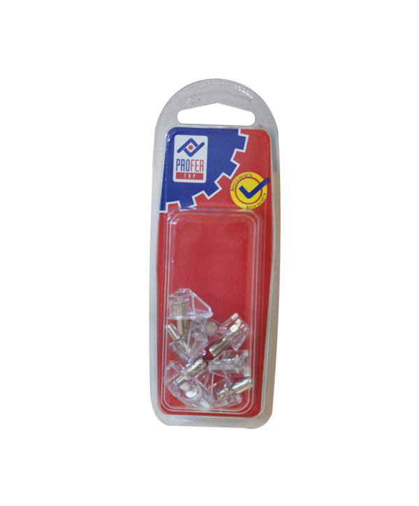 PORTAESTANTE TRANSPARENTE 8 PZ PT0633 PROFER TOP 5 MM