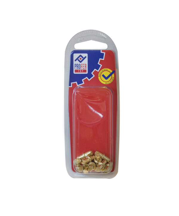 PORTAESTANTE LATONADO B 12 PZS PT0638 PROFER TOP 5X16 MM