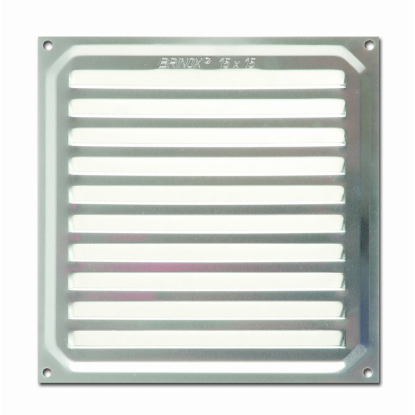 REJILLA ALUMINIO BLISTER B70220A BRINOX 15X15 CM