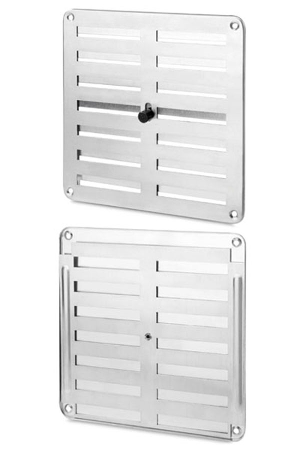 REJILLA C/PERSIANA ALUMINIO BL 1261-1G INOFIX 17X17 CM