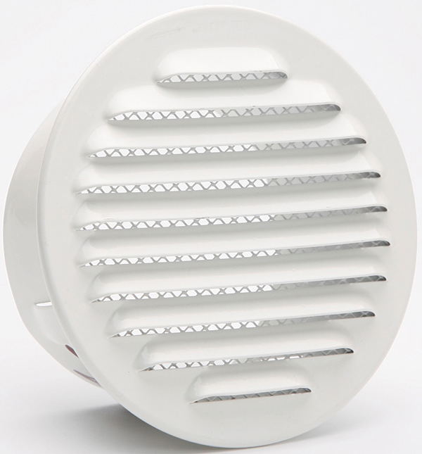 REJILLA EMPOTRAR A TUBO D-12 CM BLANCO VRAC 27038 FEPRE 10 CM