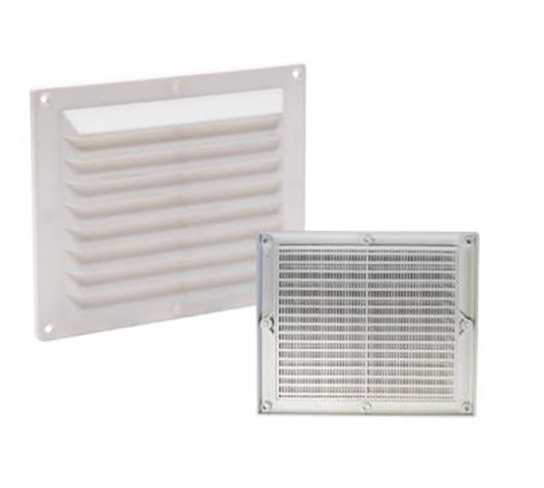 REJILLA ATORNILLAR ABS BLANCO + MOSQUITERA VRAC 27083 FEPRE 14,6 X17,5