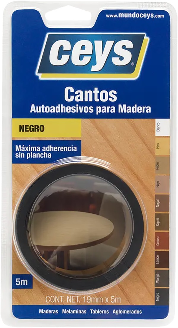 CHAPA AUTOAD MELAM NEGRO ROLLO 850102 CEYS 5 M