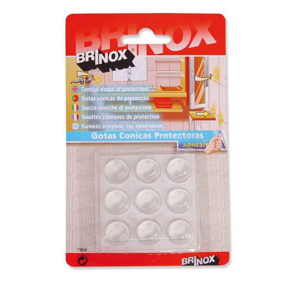 PROTECTOR ADH GOTAS TRANSP B78040H BRINOX 16X8 MM