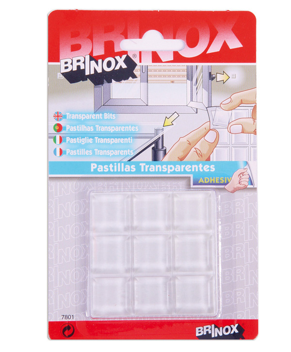 PROTECTOR ADH TROQ.TRANS B78010H BRINOX 20X20 MM