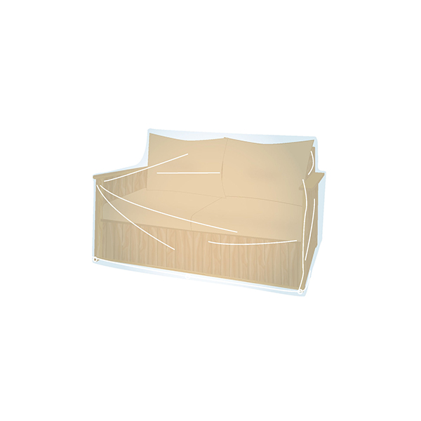 FUNDACUBRE SOFA 2P 2000032454 C.GAZ 90X220X70