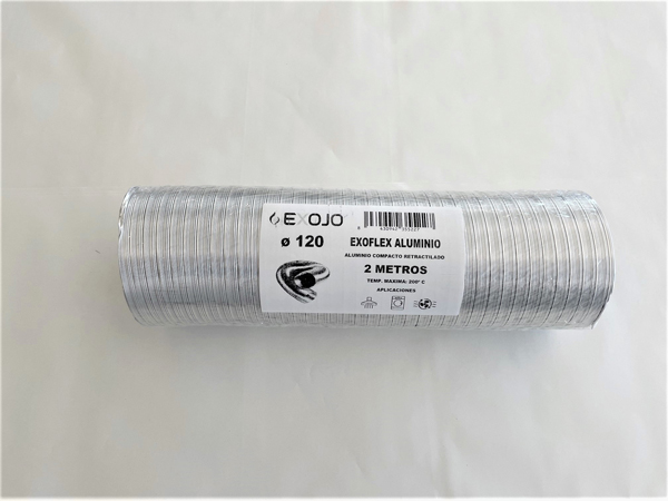TUBO ALUMINIO COMPACTO (RETR. EN 40 CM) 2M TF1002 EXOJO 100 MM