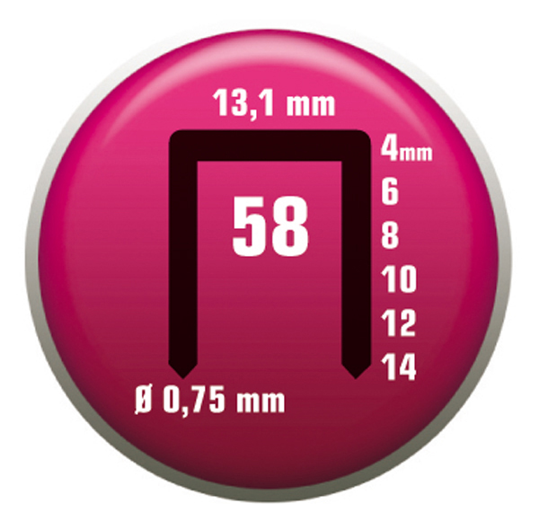 GRAPA 58/10 C/5000 4004 CLAVEX 10 MM
