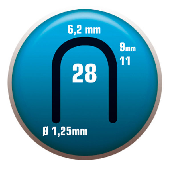 GRAPA PARA CABLE 28/11 C/2000 7104 CLAVEX 11 MM