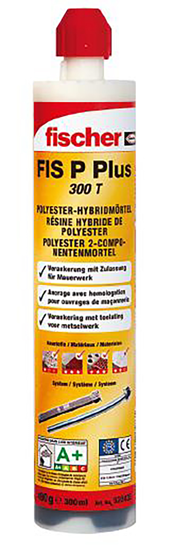 ANCLAJE QUIMICO FIS P PLUS 523226 FISCHER 300 ML