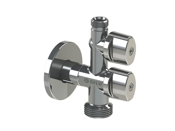 VALVULA ESCUADRA LAVADORA-LAVABO VERTICAL COMB5MAC ARCO 1/2-3/8-34