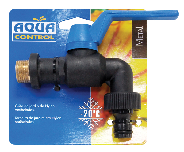GRIFO ESFERA JARDIN ANTIHELADA C6372 AQUACENTER 3/4-3/4''