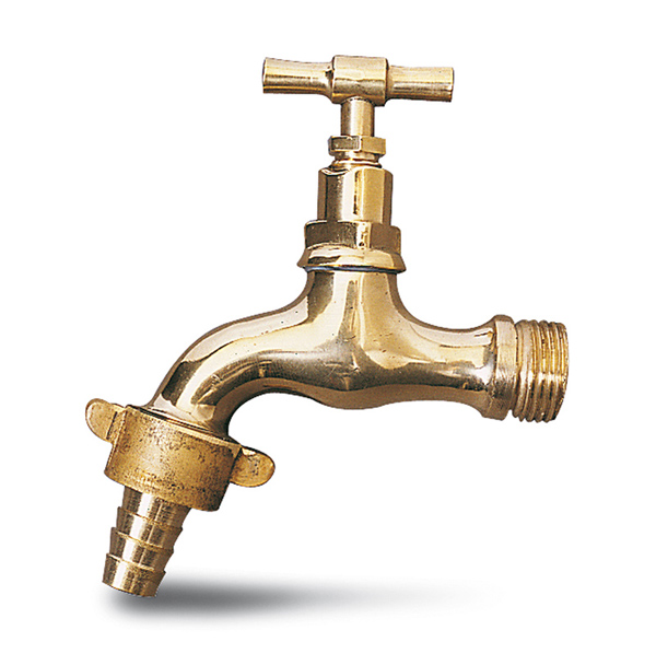 GRIFO JARDIN LATON PULIDO RACORD MANGUERA 852022L ANZAPACK 1/2''