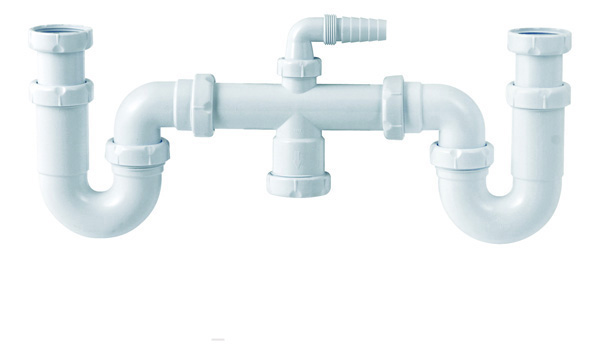 SIFON DOBLE FREGADERO CUR S-30 D.40 7028 JIMTEN 1''1/2