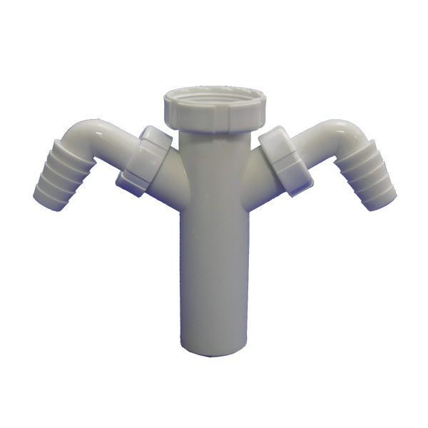 SIFON DOBLE EXT TOMA LAVADORA DOBLE D.40 50803 TECNOAGUA 1 1/2''