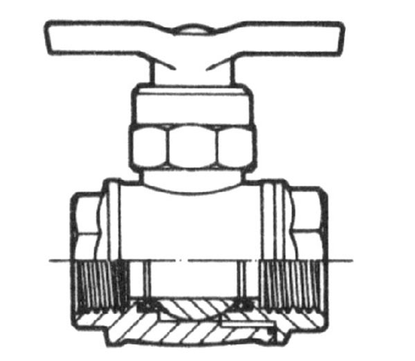 VALVULA ESFERA PP HH GAS 52003 JIMTEN 1''
